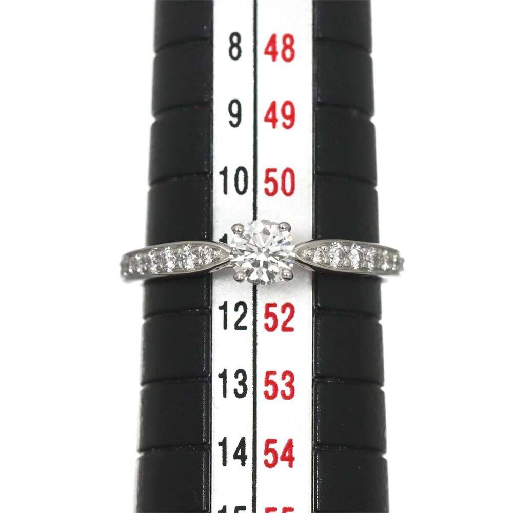 TIFFANY Silver Diamond Ring - Picture 7 of 8